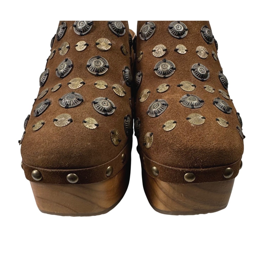 Free People Tan Studded Clogs - Picture 10 of 16